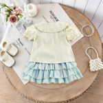 【73-120cm】セットアップ ベビー 折り襟 かわいい - 画像 (4)
