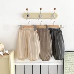 【73-100cm】パンツ ベビー 通気性が良い 無地 シンプル - 画像 (3)
