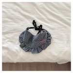 【GOODS】ヘッドスカーフ 女の子 ガーリー チェック 花柄 - 画像 (5)