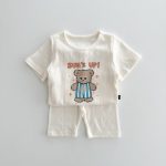 【66-100cm】セットアップ ベビー キャンディカラー カートゥーン - 画像 (4)