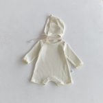 【66-90cm】カバーオール ベビー ワッフル生地 フリル - 画像 (5)