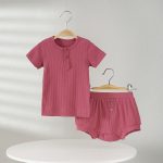 【73-100cm】セットアップ ベビー ナチュラル リブシンプル - 画像 (13)