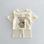 【66-100cm】セットアップ ベビー キャンディカラー カートゥーン - 画像 (7)