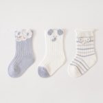 【GOODS】３足セット ソックス ベビー キュート 通気性 柔らかい - 画像 (7)