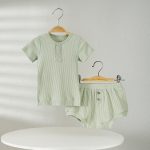 【73-100cm】セットアップ ベビー ナチュラル リブシンプル - 画像 (16)