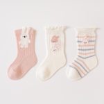 【GOODS】３足セット ソックス ベビー キュート 通気性 柔らかい - 画像 (8)