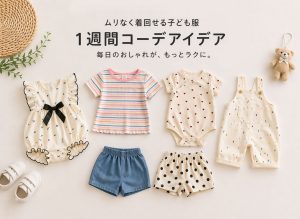 子ども服の1週間着回しアイデア｜ムリなく回せるコツ