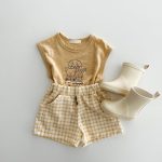 【80-130cm】ショートパンツ チェック 履きやすい ボトムス - 画像 (19)