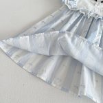 【66-140cm】ロンパースorワンピース ブルー ストライプ 姉妹服 - 画像 (18)