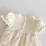 【66-90cm】ロンパース フラワー レース ベビー服 - 画像 (10)