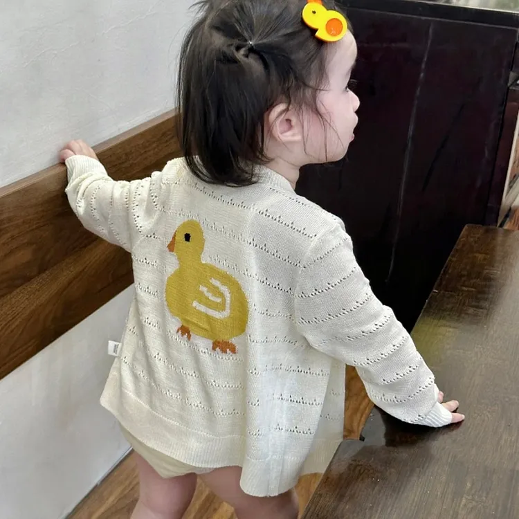 a737493dd0c5d087ab0ba77eb4ab2240_750x.webp 【73-130cm】カーディガン ベビー 女の子 動物柄 通気性 - 画像 (1)
