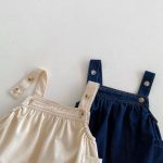 【66-90cm】サロペット カジュアル 無地 - 画像 (18)