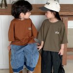 【80-140cm】半袖Ｔシャツ ソーダポッププリント ルーズ フィット - 画像 (8)