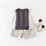 【73-120cm】セットアップ クマ&ドッグ柄 カジュアル - 画像 (4)