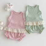 【66-100cm】セットアップ ベビー ノースリーブ かわいい
