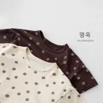 【80-130cm】半袖Tシャツ ベビー 韓国風 ドット - 画像 (14)
