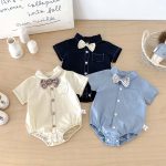 【66-90cm】ロンパース プリンス 半袖 ベビー服 - 画像 (7)