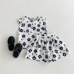 【80-130cm】セットアップ ベビー 女の子 フラワー - 画像 (7)