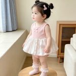【66-90cm】ロンパース ふわふわ ピンク 可愛い - 画像 (10)