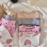 【66-100cm】セットアップ 可愛い リブ サマー - 画像 (15)