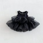 【80-120cm】ワンピース フブラック ふわふわ 可愛い - 画像 (3)