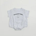 【66-90cm】ロンパース ベビー 熊柄 英字 - 画像 (6)