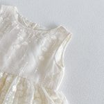 【66-90cm】ロンパース ベビー ノースリーブ メッシュ シンプル - 画像 (10)
