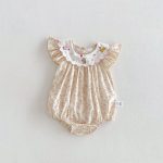 【66-90cm】ロンパース ベビー 花柄 フリル おしゃれ - 画像 (8)