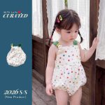 【66-90cm】ロンパース カラフル ドット 可愛い ベビー服 - 画像 (3)