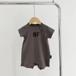 【66-90cm】オールインワン ベビー 英字 カジュアル - 画像 (6)