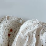 【66-100cm】セットアップ INS映え ドットOR花柄 コットン クレープ - 画像 (17)