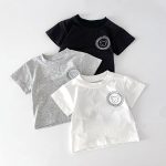 【73-110cm】半袖Tシャツ ベビー シンプル クマ柄 - 画像 (5)