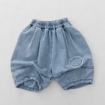【80-130cm】パンツ デニム パンプキンパンツ カジュアル - 画像 (4)