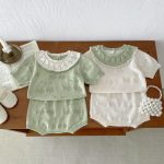 【66-100cm】セットアップ フリル ニット ナチュラル - 画像 (13)