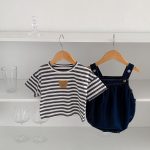 【66-90cm】サロペット カジュアル 無地 - 画像 (16)