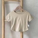 【73-100cm】半袖Tシャツ ベビー コットン100% 5色選べる - 画像 (8)
