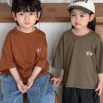 【80-140cm】半袖Ｔシャツ ソーダポッププリント ルーズ フィット - 画像 (9)
