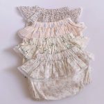 【73-100cm】セット リボン キャミソール＆花柄ふんわりスカートパンツ - 画像 (7)