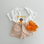 【80-130cm】ショートパンツ チェック 履きやすい ボトムス - 画像 (6)