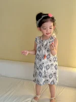 【80-150cm】セットアップ or ワンピース 総柄プリント - 画像 (19)