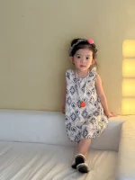 【80-150cm】セットアップ or ワンピース 総柄プリント - 画像 (20)