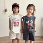【80-150cm】セットアップ ノースリーブ NUMBER ルーズ - 画像 (3)