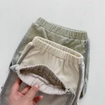 【66-100cm】セットアップ ベビー ノーカラーワッフル シンプル - 画像 (22)