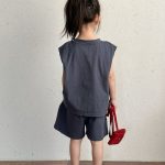 【80-150cm】セットアップ ノースリーブ NUMBER ルーズ - 画像 (15)