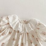 【66-90cm】ロンパース ベビー フラワー ブラウス＆ブルマ - 画像 (13)