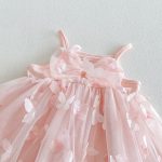 【73-120cm】ワンピース バタフライピンク 可愛い - 画像 (10)