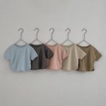 【73-100cm】半袖Tシャツ ベビー コットン100% 5色選べる - 画像 (2)