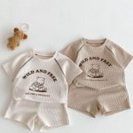 【66-100cm】セットアップ wild and free ワッフル - 画像 (14)
