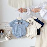 【66-90cm】ロンパース プリンス 半袖 ベビー服 - 画像 (3)