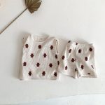 【66-90cm】セットアップ クマ柄 ワッフル - 画像 (11)